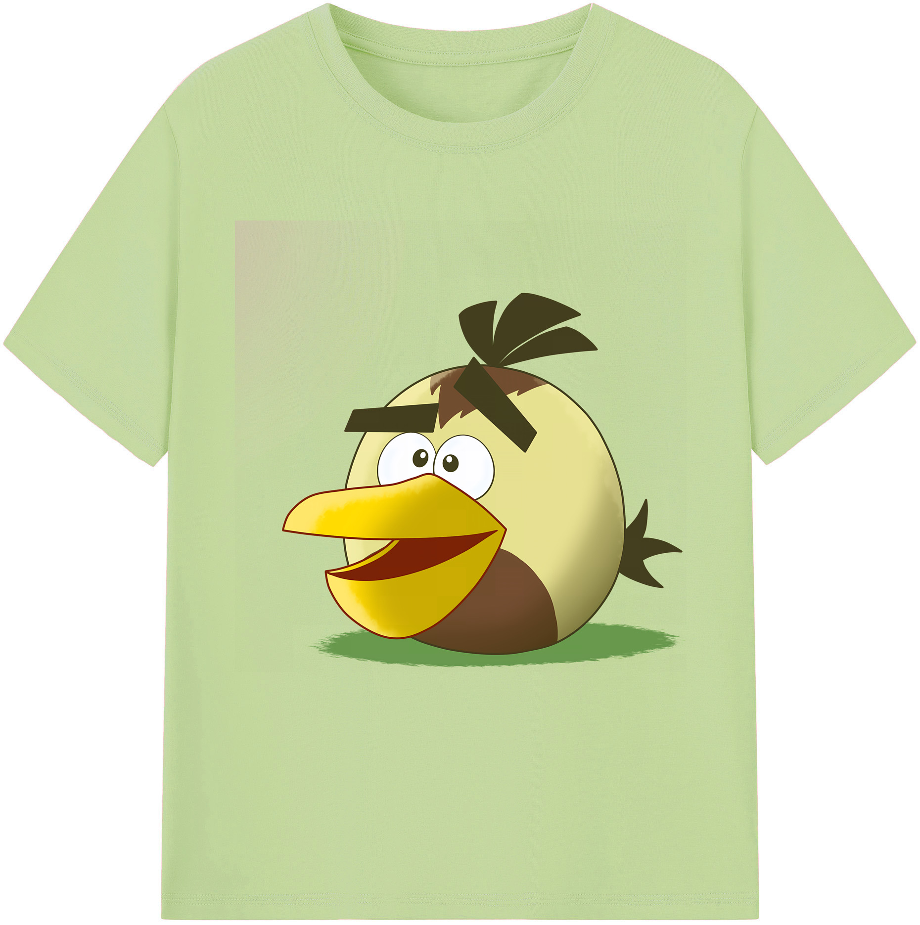 （画像用） Angry Birds アングリーバード 綿100％半袖Tシャツ（フロントプリント）